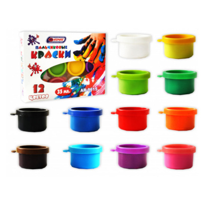 Пальчиковые краски цветов Asmar AR-9615